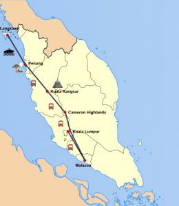 Dschungel, Tee und Badeurlaub - Quer durch Malaysia